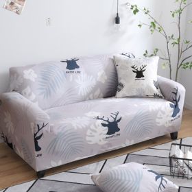 Printed Sofa Cushion Sofa Cover Sofa Cover (Option: M-3 seater)